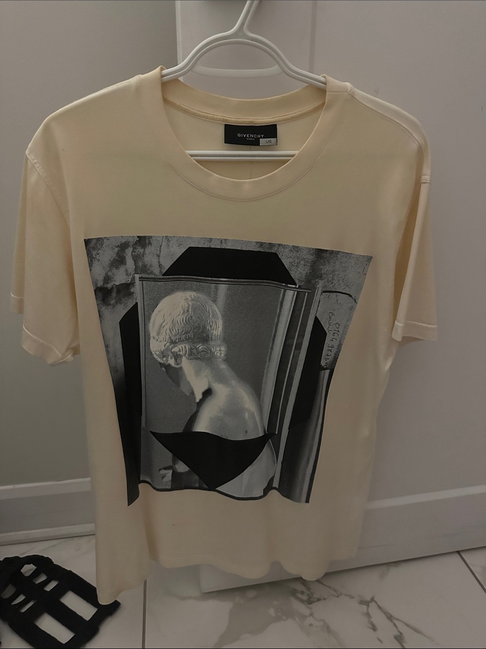 Givenchy Cream Short-Sleeve Graphic Print Tee gorgeous piece!